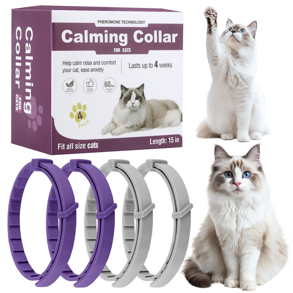 Calming Pheromone Cat Collar (4-Pack)
