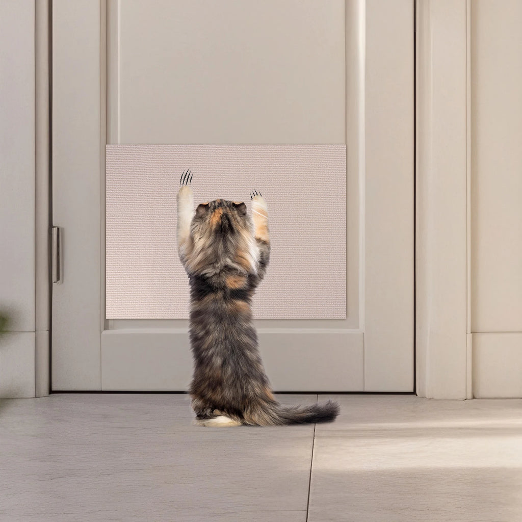 Self-Adhesive Cat Scratch Mat — Trimmable Wear-Resistant Furniture Protector Claw Pad for Couch & Sofa