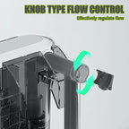 Wall-Mounted 3-in-1 Aquarium Waterfall Filter Pump (110V/220V, External Circulation, Oxygenation)
