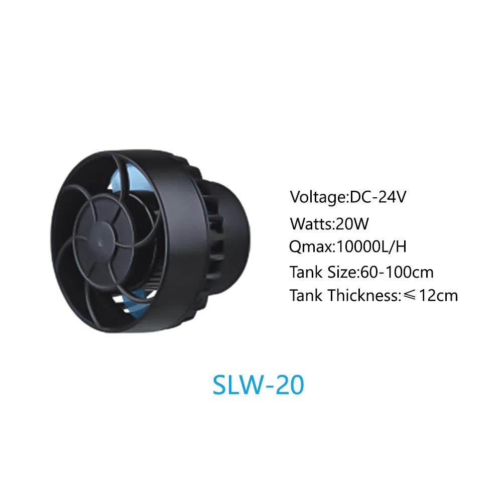 Jebao SLW Aquarium Wavemaker Pump (SINE Wave, Freshwater & Saltwater, Manual Control)
