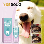 YEGBONG Pet Dental Care Spray with Gentle Plaque Removal Hypoallergenic Teeth Stain Control Formula for Dogs and Cats Sensitive