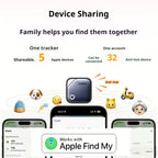 UGREEN Smart Bluetooth Tracker with 2-Year Battery for Keys & Phones - Apple Find My Compatible (iOS)