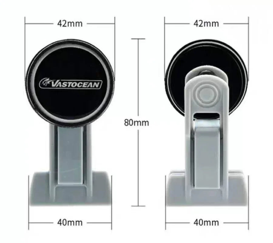 Magnetic Seaweed & Veggie Feeding Clip for Aquariums (Strong Magnet, VastOcean)
