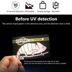 Reptile  Light Lamp Bulb Test Card UV Tests Paper Tester Meter Pet Supplies Turtle Ultraviolet Test Tool