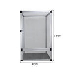 Reptile Terrarium Tall Landscape Ecological Tank Metal Mesh Door Breeding Cage Front Opening Reptile Rainforest Habitats