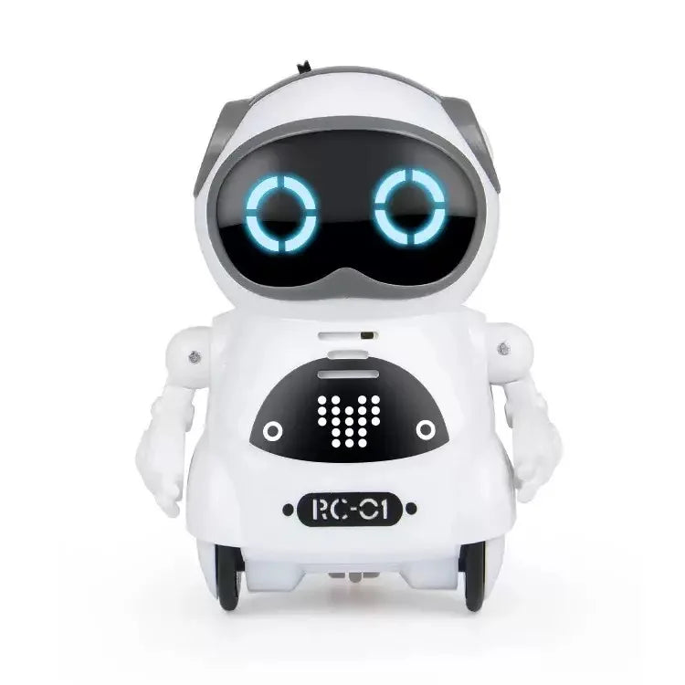 AI Smart Robot with Hat - Emotional Interaction, Vocal Response & Multiple Fun Modes for Kids
