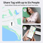 MFi Certified Apple Find My Pet Anti-Loss Tracker - AirTag Compatible Bluetooth & GPS Key Finder (iOS)