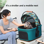 Dodopet Pet Stroller Outdoor Travel Foldable Small Medium Dogs Cats Stroller for Dog Pet Stoller Dog Stroller Dog Trolley