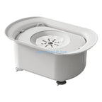 N5KC Spill-Resistant Pet Dog Dish (2200ml, Slip-Proof Base)