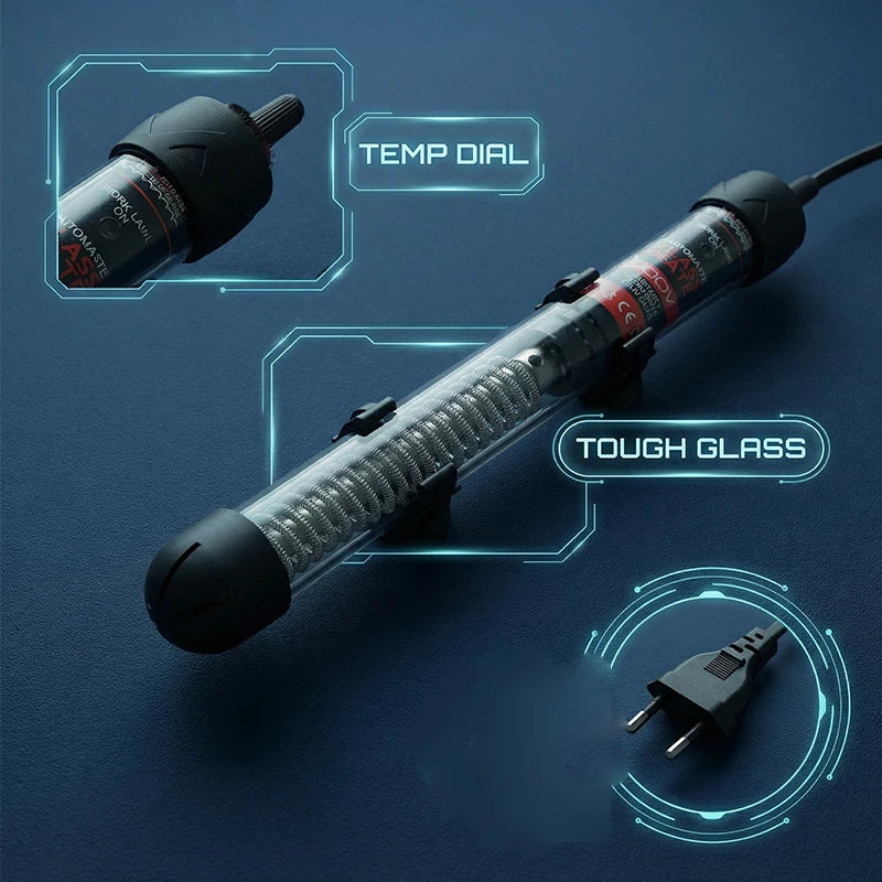 Aquarium Submersible Heater Fish Tank Water Heating Rod Constant Thermostat Temperature Control 220V 25W/50W/100W/200W/300W