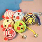 Stripe Nylon Rope Ball Mouse Cat Toy with Bell — Interactive Chew & Teaser Toy for Cats