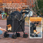 Pet Stroller Medium Large Dogs Cats Teddy Outdoor Lightweight Foldable All Purpose Dog Cart Puppy Stroller Pet Stroller