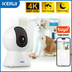 KERUI 4K 8MP Smart WiFi Pet Camera with Night Vision, AI Alerts & Tuya Smart Home Integration