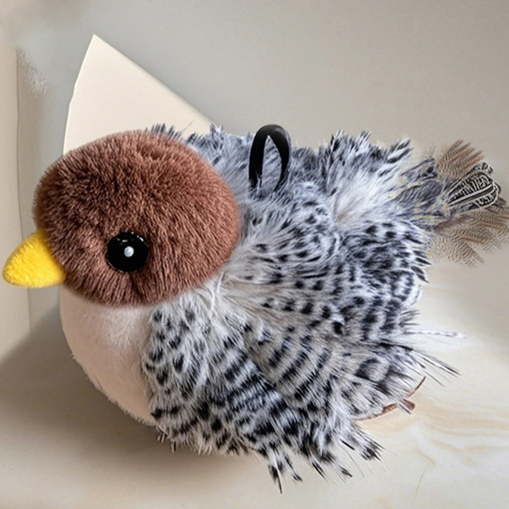 Flappy Bird Touch-Activated Cat Toy — Flapping Wings Catnip Interactive Sandpiper Kitten Toy