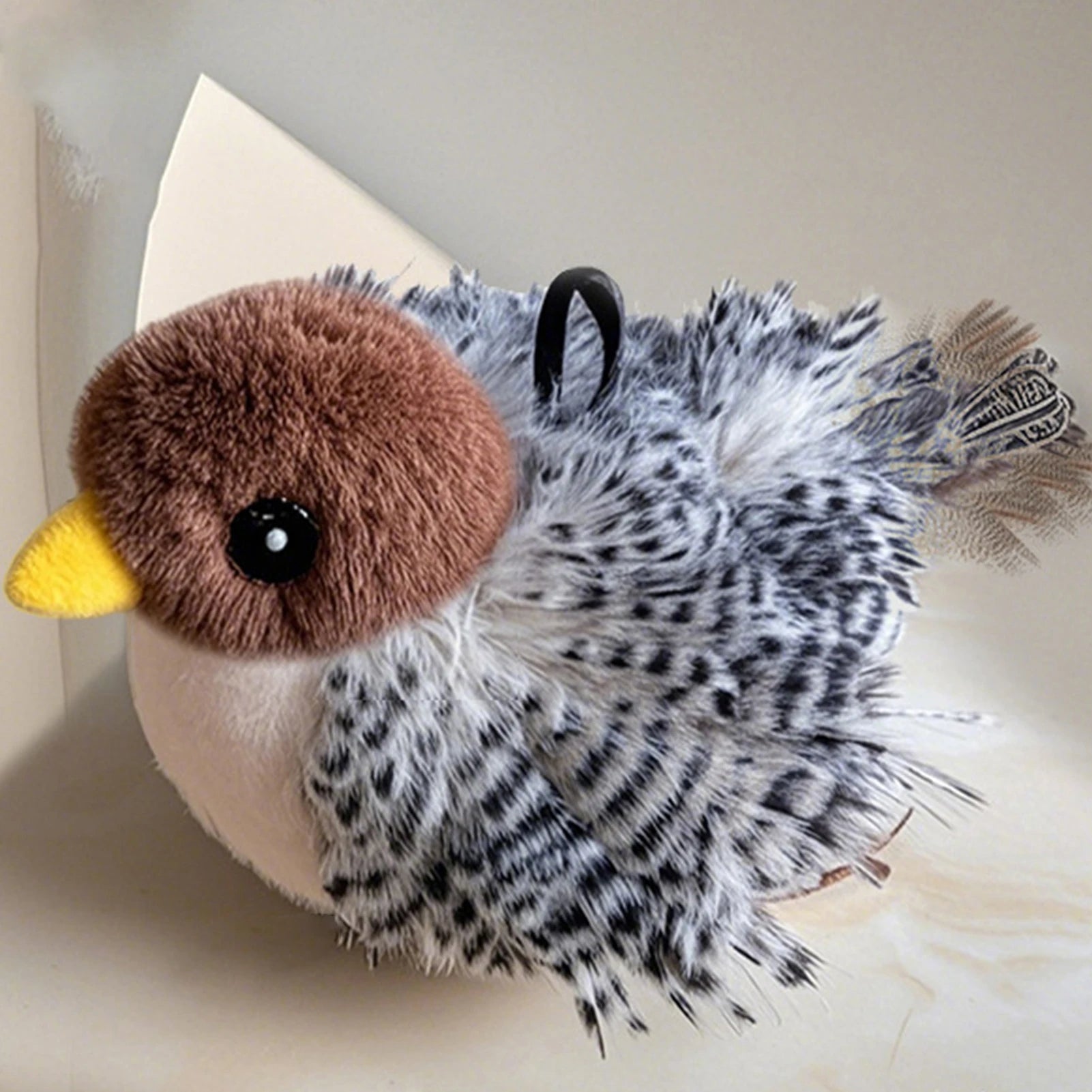 Flappy Bird Touch-Activated Cat Toy — Flapping Wings Catnip Interactive Sandpiper Kitten Toy