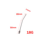 Manual Feeding Rearing Gavage Crop Needle Curved Medication Tube Cage Birds Mice Parrot Feeding Syringe