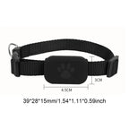 Battery-Operated GPS Dog Collar Tracker for iOS - Adjustable Anti-Loss Movement Alert for Cats & Dogs