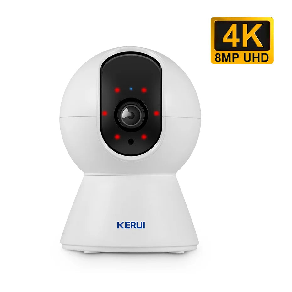 KERUI 4K 8MP Smart WiFi Pet Camera with Night Vision, AI Alerts & Tuya Smart Home Integration