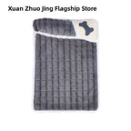 Soft Faux Fur Pet Bed Mat with Detachable, Washable Cover