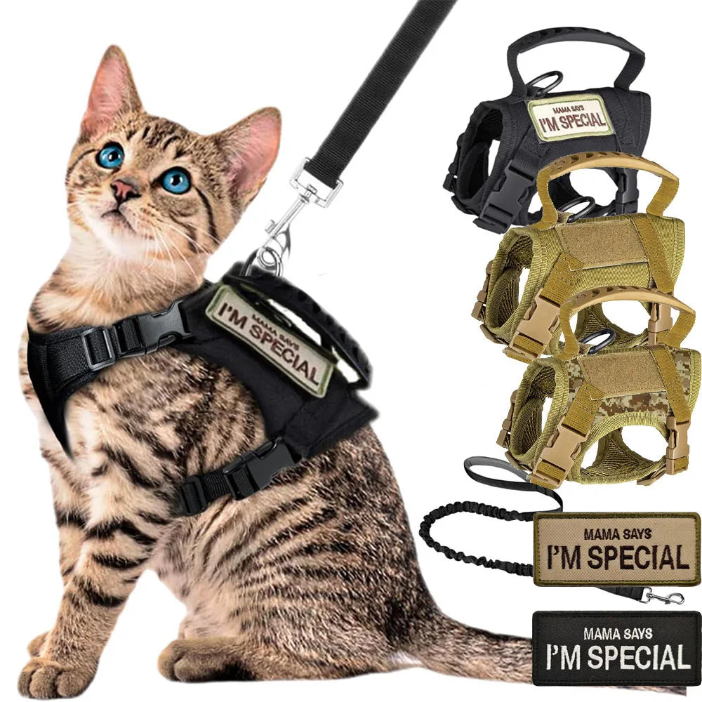 Tactical Pet Harness with Leash