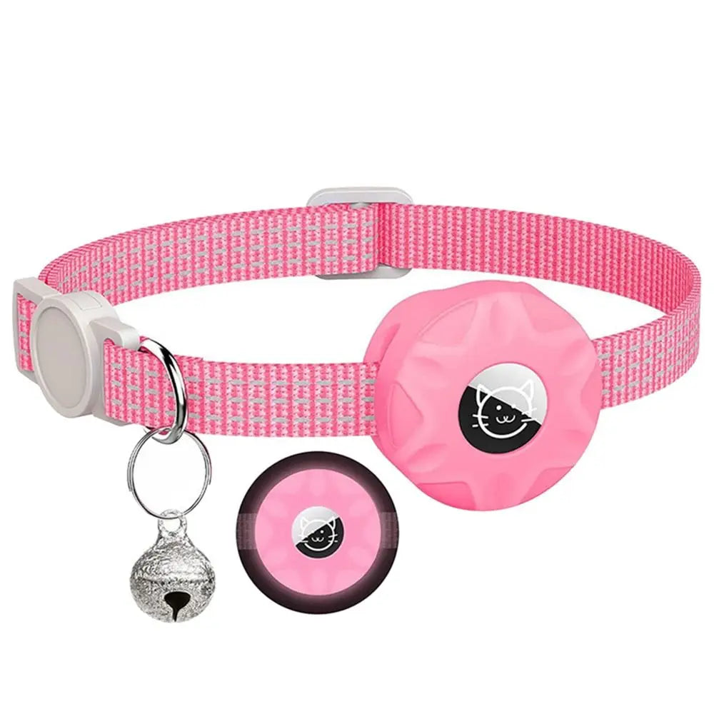 Adjustable AirTag Holder Collar for Cats & Dogs