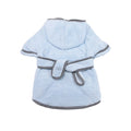 Pet Dog Bathrobe White Super Absorbent Fast Drying Dog Bathing Jacket with Belt for Small Big Dog Puppy Pajamas Sleeping Clothes