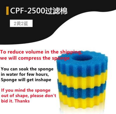 SUNSUN GRECH CPA CPF-5000/10000/15000 Spare Replacement Pond Filter Sponge Pads Foams