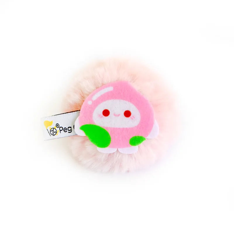 Catnip & Rattle Plush Pompom Cat Kick Toy — Minty Self-Entertainment Balls for Indoor Cats
