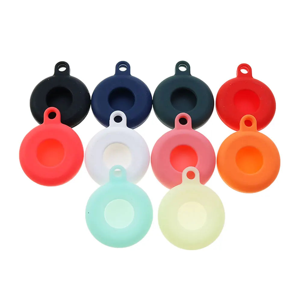 Silicone AirTag Protective Case with Keychain - Anti-Scratch Sleeve