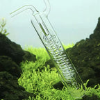 Glass CO2 Bubble Counter & Diffuser (Spiral Design, Aquarium Carbon Dioxide Recorder)