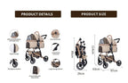 Factory Direct Portable 2-in-1 Puppy Foldable Dog Pet Stroller For Travel & Carrying Direct From Manufacturer