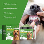 Yegbong 150g Dog Teeth Cleaning Powder - Gentle Dental Care for Pets - Removes Tartar, Stains & Bad Breath - Whitens Teeth