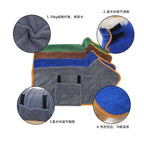 New Dog Bathrobe Absorbent Pet Quick Drying Bath Towel Dog Bath Towel Large Small Dogs Clean Absorbent Bathrobe Cat Pet Products