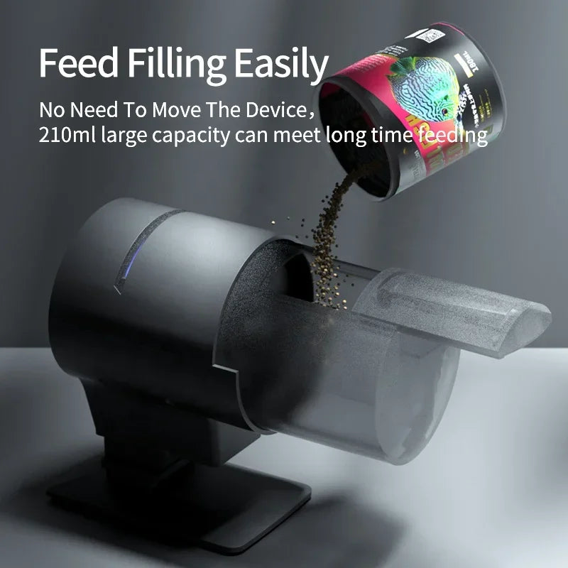 iLONDA Wi-Fi Smart Automatic Fish Feeder 2nd Gen (Long Range Remote, Timer, Countdown Feeding)