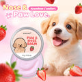 Dog Cat Paw Balm Care Cream Natural Gentle Nourishing Softens Pads Prevents Cracked Paws Moisturizing Treatment Strawberry