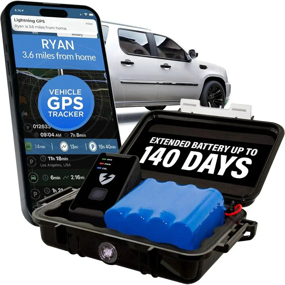 GL300 Magnetic Vehicle GPS Tracker with Battery - Real-Time Fleet & Hidden Tracking