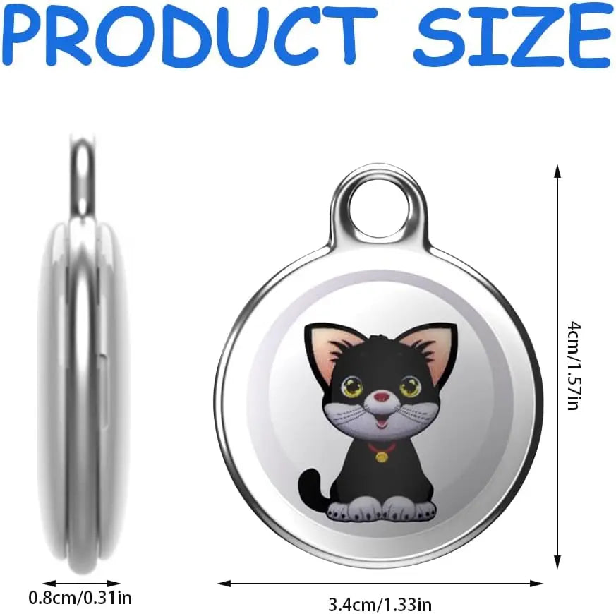 Upgraded Mini GPS Cat & Dog Tracker Collar - Waterproof Real-Time Tracking with No Monthly Fee