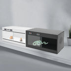 Reptile Lounge Habitat with Glass Sliding Door and Intelligent Thermostat 80*40*40cm Reptile Breeding Box LCD Reptile Pet  Box