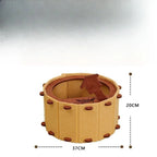 Round Nest Cat Bed with Built-In Scratch Pad