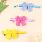 Waffle-Knit Bow Pet Collar