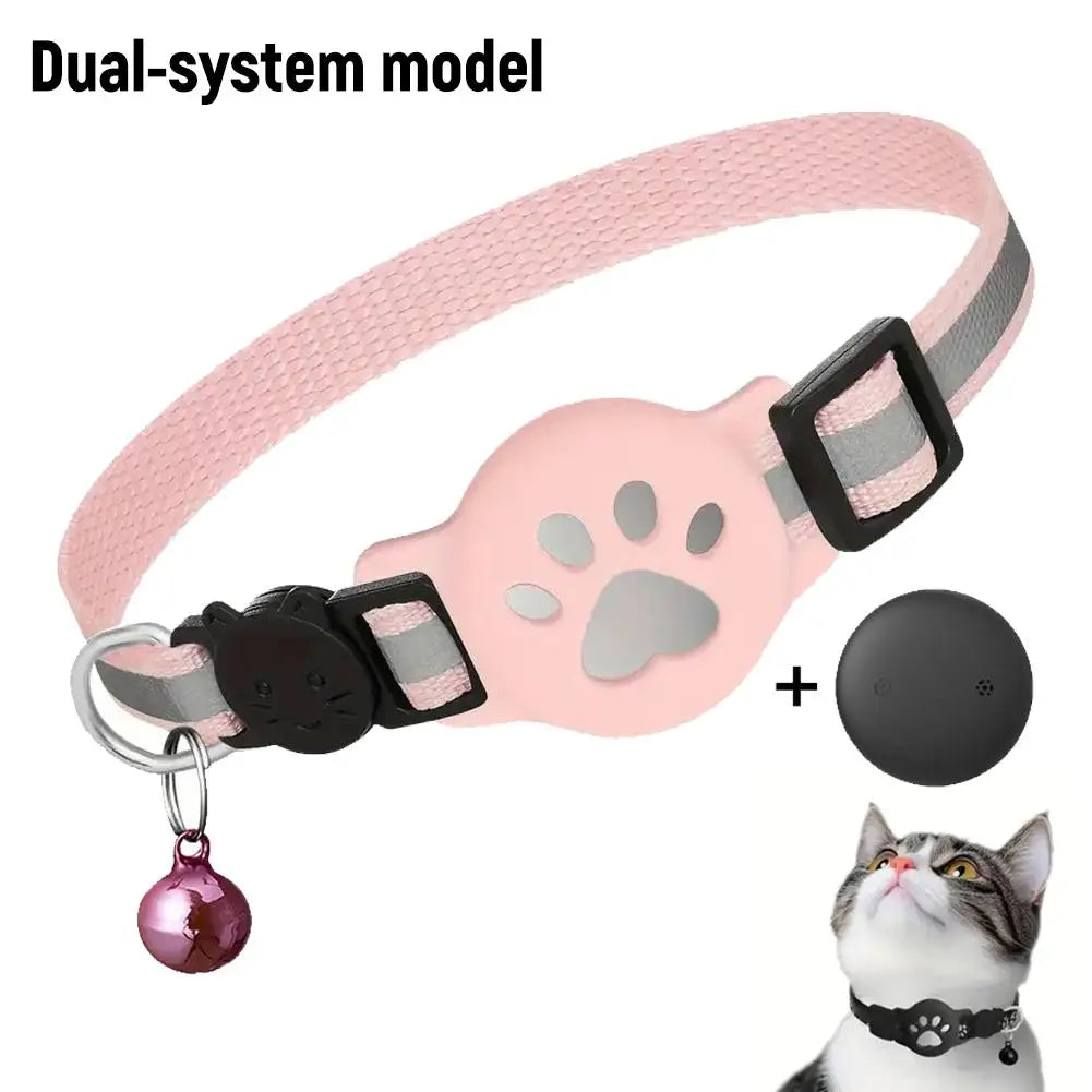 Reflective GPS Tracking Collar for Cats & Dogs (Apple & Android)