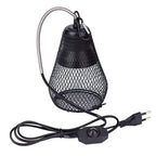 220V Pet Ceramic Heating Lamp Bulb Bird Heat Lamp Protective Cover Against Scalding No Light Emitting Heater for Reptile Poultry