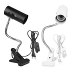 Turtle Fish Tank Reptile Heating Light Holder 360 Degree Rotation E27 Lamp-socket Clip-on Bulb with Lamp Clip Cover уф лампа для