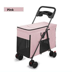 Medium Sized Dog Pet Stroller Multifunction Foldable Outdoor Push Cart Portable Cats Small Dogs Dog Stroller Cat Stroller