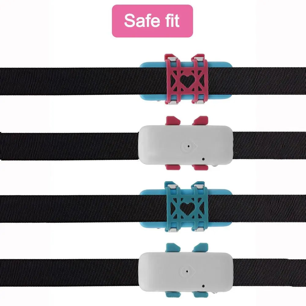 Anti-Slip Silicone Positioner Clips for TK911SA Pet GPS Tracker - Easy-Install Multi-Color Accessory Set