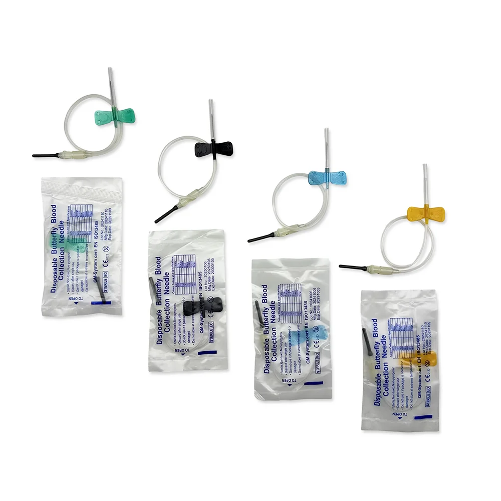 Disposable Butterfly Blood Collection Needles (50-Pack)