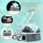 High Quality Customized Pet Stroller Detachable Separate Stroller Rack Pet Cages