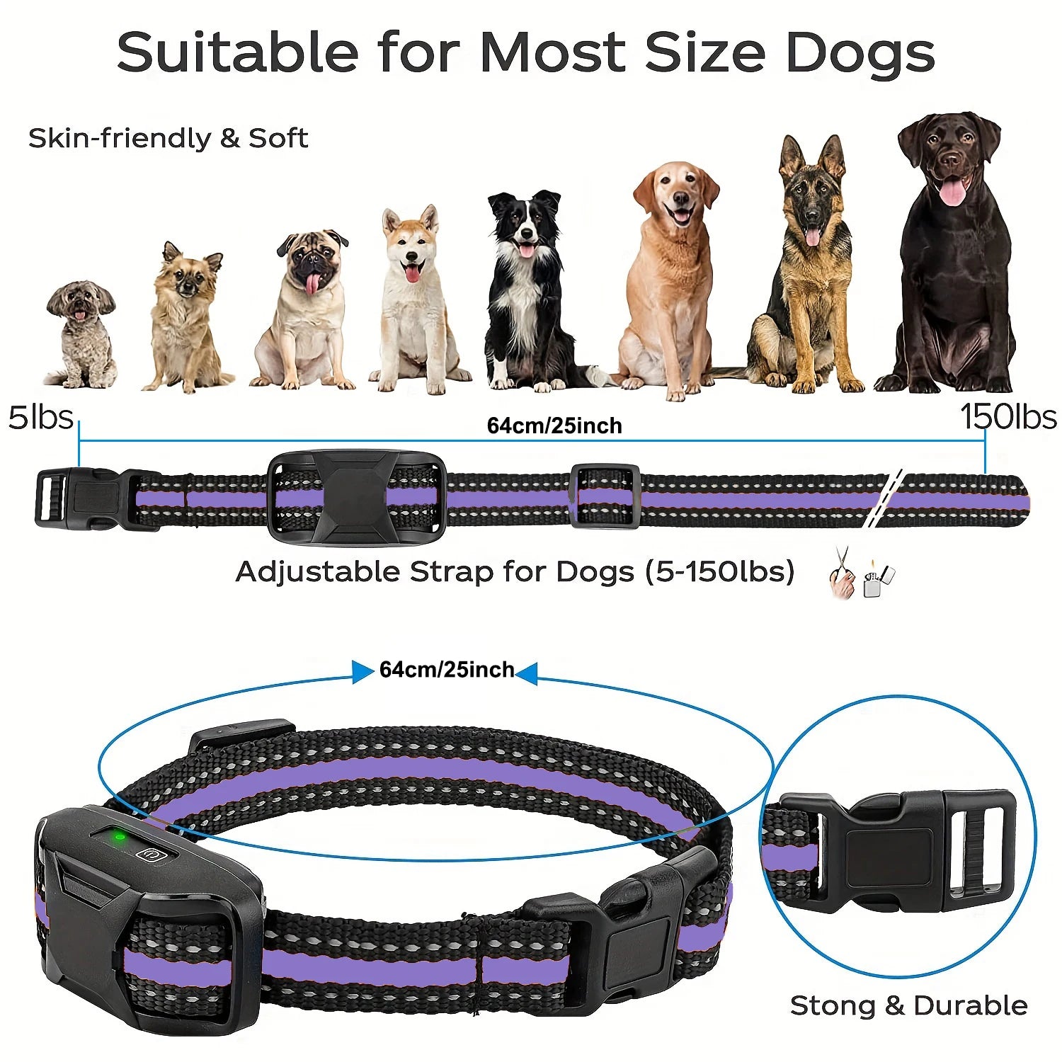 1000m Waterproof Dog Training Collar with Remote