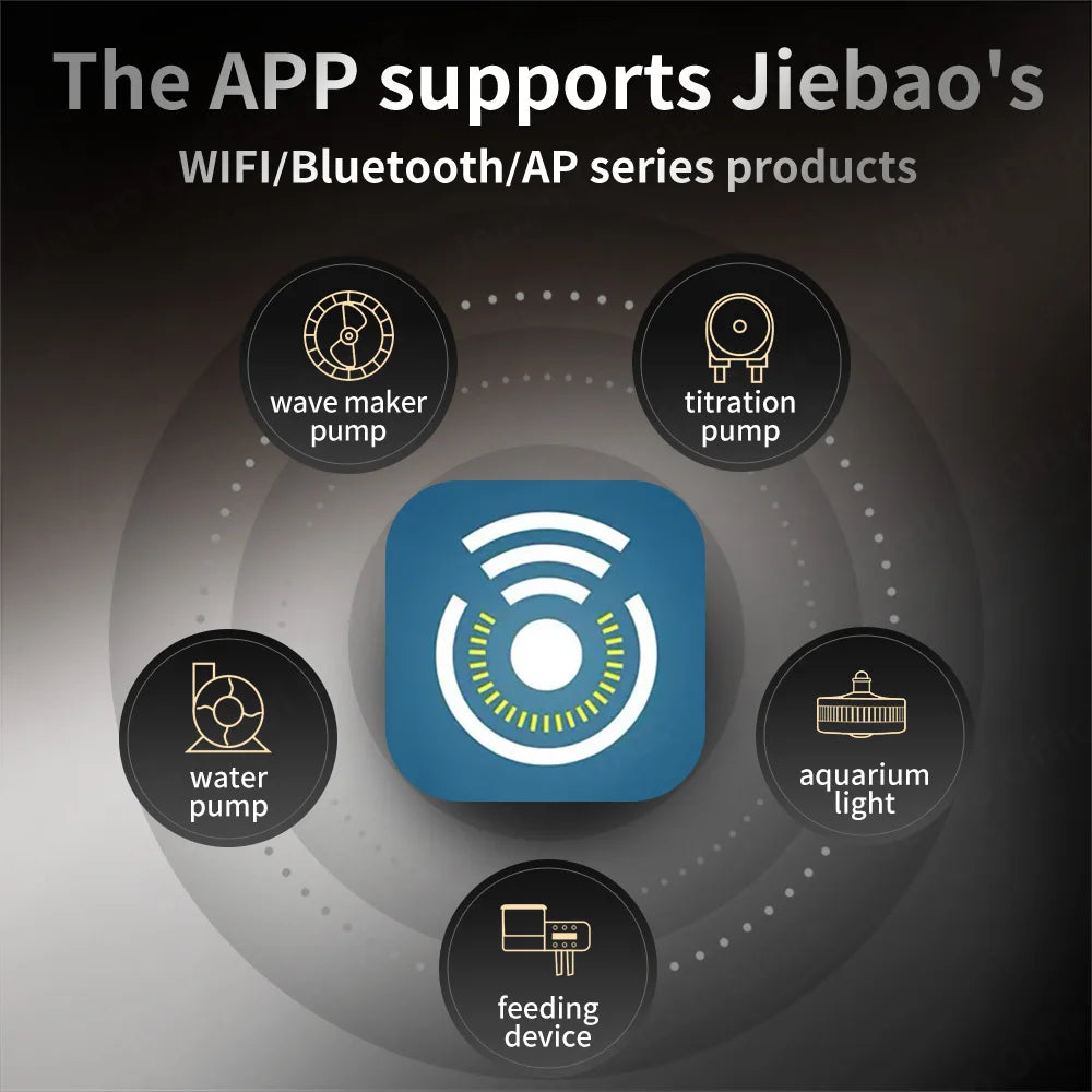 Jebao Smart WiFi Auto Dosing Pump (Jecod, WIFI App Control, Aquarium Dosing System)