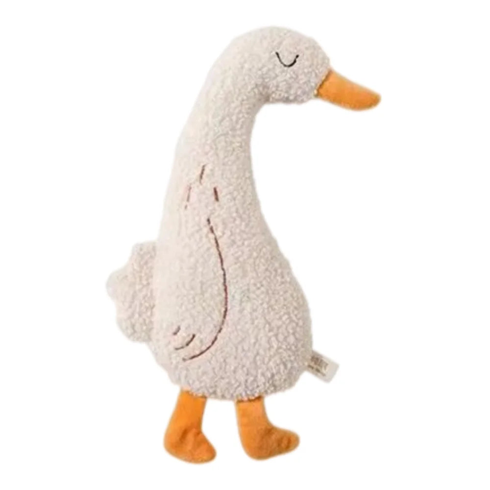 Goose Cartoon Plush Pet Chew Toy with Rustle Sound — Interactive Teething Toy for Cats & Dogs